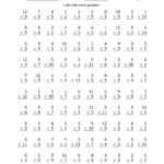 Multiplyingfive (5) With Factors 1 To 12 (100 Questions) (A) regarding Multiplication Worksheets Numbers 1-5
