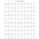 Multiplyingfour (4) With Factors 1 To 12 (100 Questions) (A) intended for Multiplication Worksheets X4