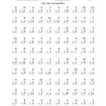 Multiplyingnine (9) With Factors 1 To 12 (100 Questions) (A) for Multiplication Worksheets 9X