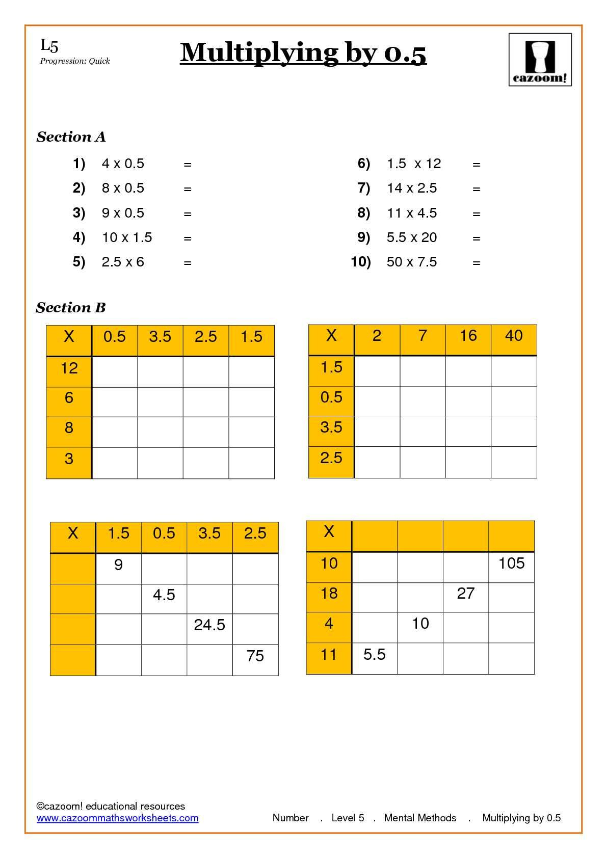 Number Worksheets Mental Methods Ks3 And Ks4 | Fun Math pertaining to Multiplication Worksheets Ks4