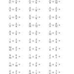 Old Fractions Multiplication Worksheets regarding Worksheets Multiplication Of Fractions