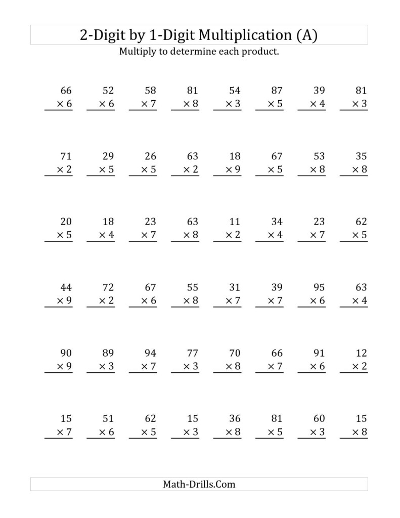 One Digit Multiplication Worksheet Color | Printable With Multiplication Worksheets X7