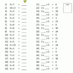 Pin On Börnin Og Skóli with Multiplication Worksheets Easy