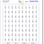 Pin On Charts Throughout Printable Multiplication Mad Minute
