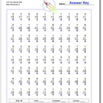 Pin On Charts throughout Printable Multiplication Mad Minute