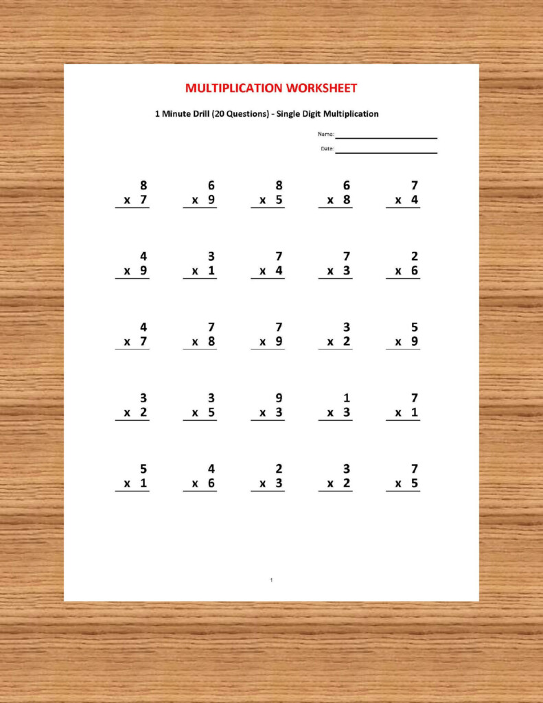 Pin On Kids For Printable 1 Minute Multiplication Drills Pin On Kids For Printable 1 Minute Multiplication Drills