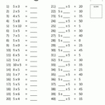 Pin On Kids in Printable Multiplication Questions