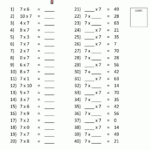 Pin On Korrutustabel With Multiplication Worksheets Year 7