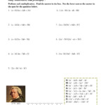 Pl 5B: Multiplying Polynomials With Multiple Variables   Mathops Inside Worksheets About Multiplication Of Polynomials
