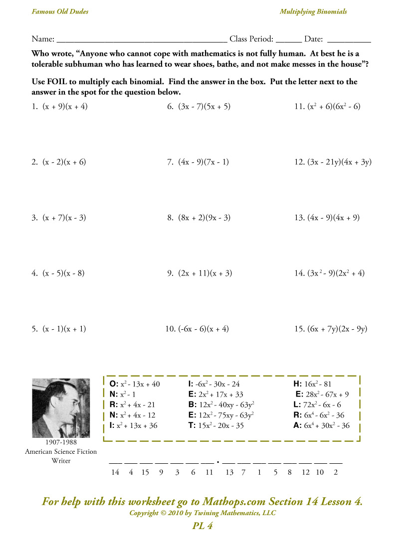 Polynomials - Lessons - Tes Teach pertaining to Worksheets About Multiplication Of Polynomials