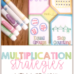 Presenting Multiplication Strategies With A Few Freebies Intended For Printable Multiplication Strategies
