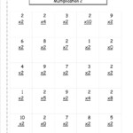 Printable 2 Times Table Worksheets | Activity Shelter with Printable 2 Multiplication Table