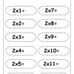 Printable 2 Times Table Worksheets | Activity Shelter with Printable 2 Multiplication Table