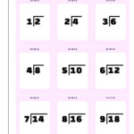 Printable Flash Cards for Printable Multiplication And Division Flash Cards