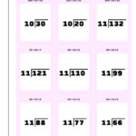 Printable Flash Cards Throughout Printable Multiplication And Division Flash Cards