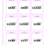 Printable Flash Cards throughout Printable Multiplication And Division Flash Cards