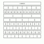 Printable Fraction Strips intended for Printable Multiplication Strips