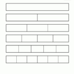 Printable Fraction Strips within Printable Multiplication Strips