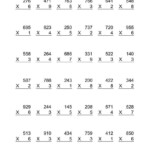 Printable Fun Math Worksheets For 4Th Grade – Huangfei intended for Multiplication Worksheets 4Th Grade