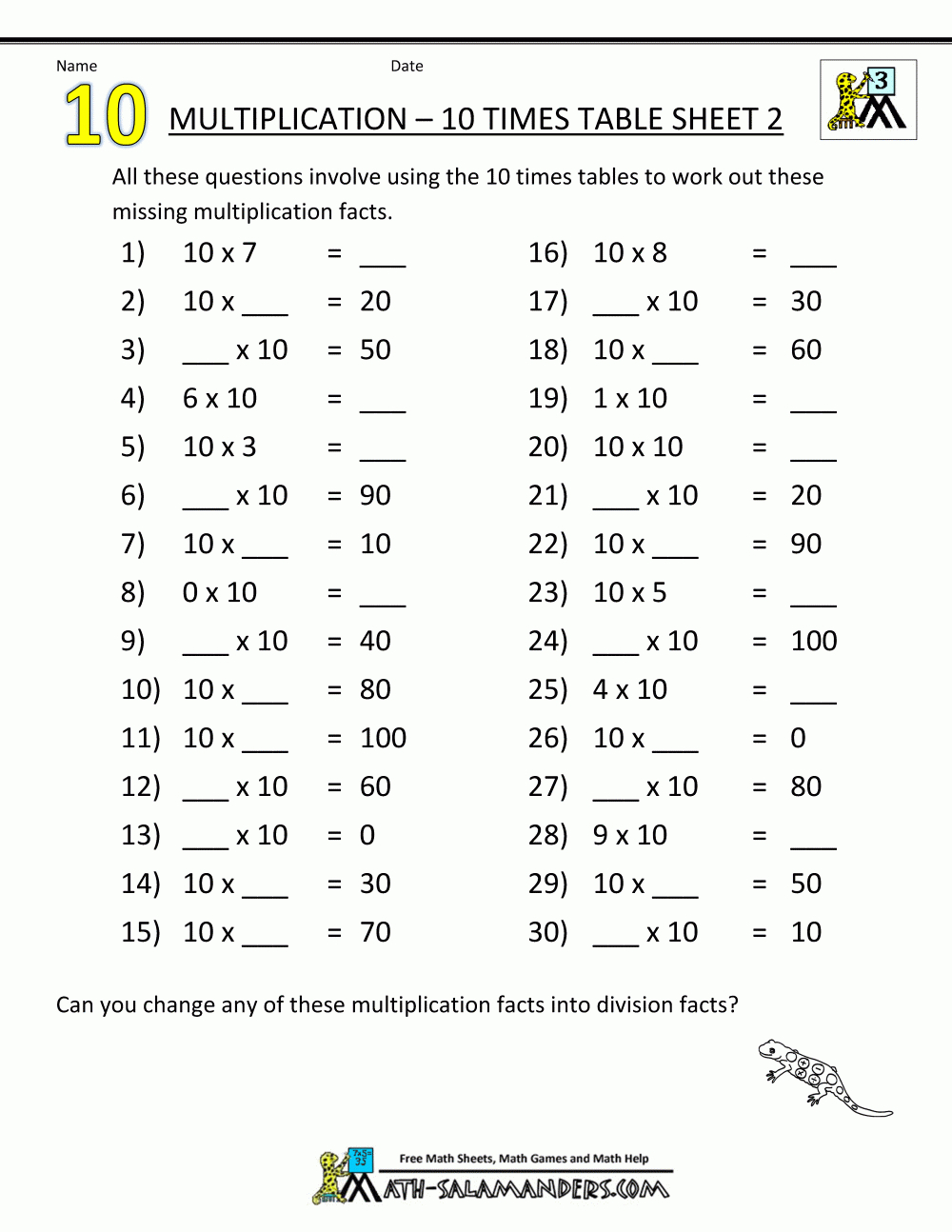 Printable-Math-Sheets-Multiplication-10-Times-Table-2.gif inside Printable Multiplication Times Table