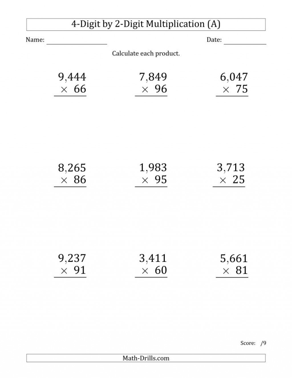 Printable Math Worksheet Year 2 Uk | Printable Worksheets for Multiplication Worksheets 4 Digits By 2