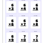 Printable Multiplication Flash Cards 1 12 For Printable Multiplication Flash Cards 6