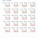 Printable Multiplication Sheet 5Th Grade Inside Multiplication Worksheets 5Th Grade Pdf