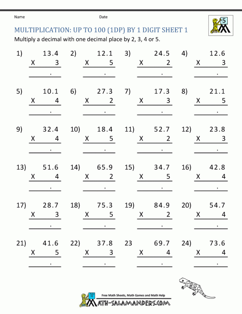 Printable Multiplication Sheets 5Th Grade Pertaining To Printable Multiplication Printable Multiplication Sheets 5Th Grade Pertaining To Printable Multiplication