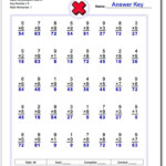 Printables Of Worksheet X9 - Kids Activities in Multiplication Worksheets X9