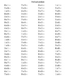 Random Multiplication Problems   Google Search Inside Multiplication Worksheets Random Order