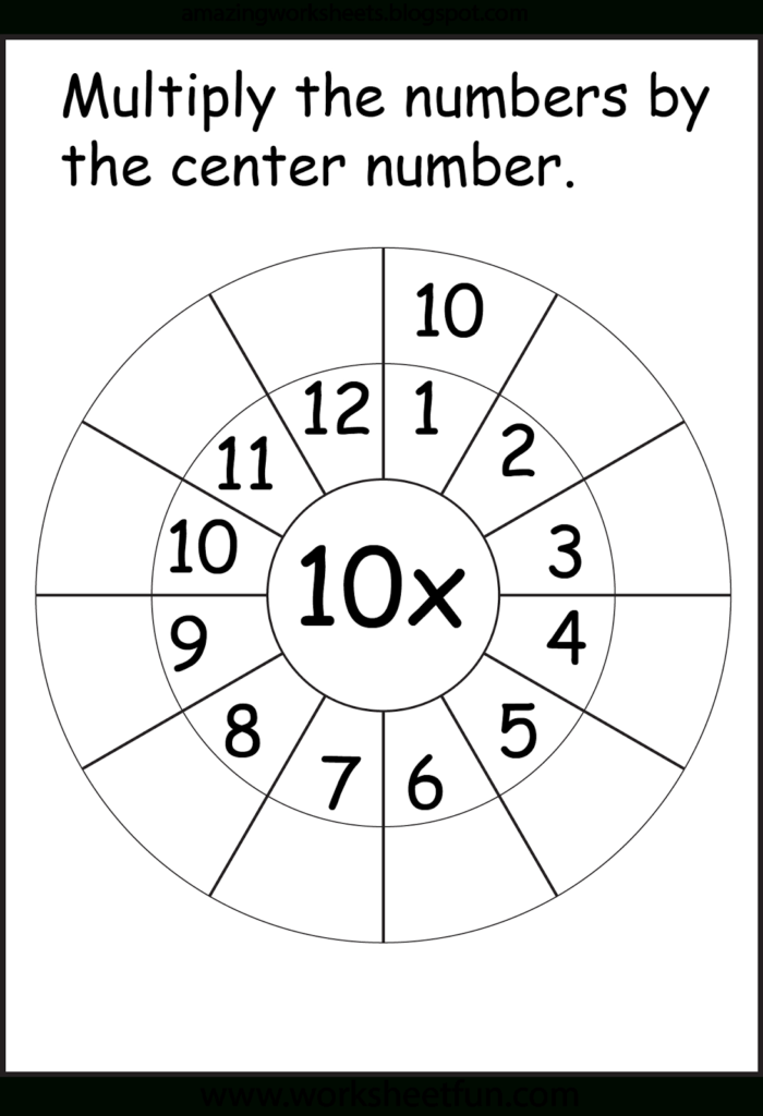 Replace X10 With X5 For Teaching Time Intervals Of 5 Regarding Multiplication X10 Worksheets