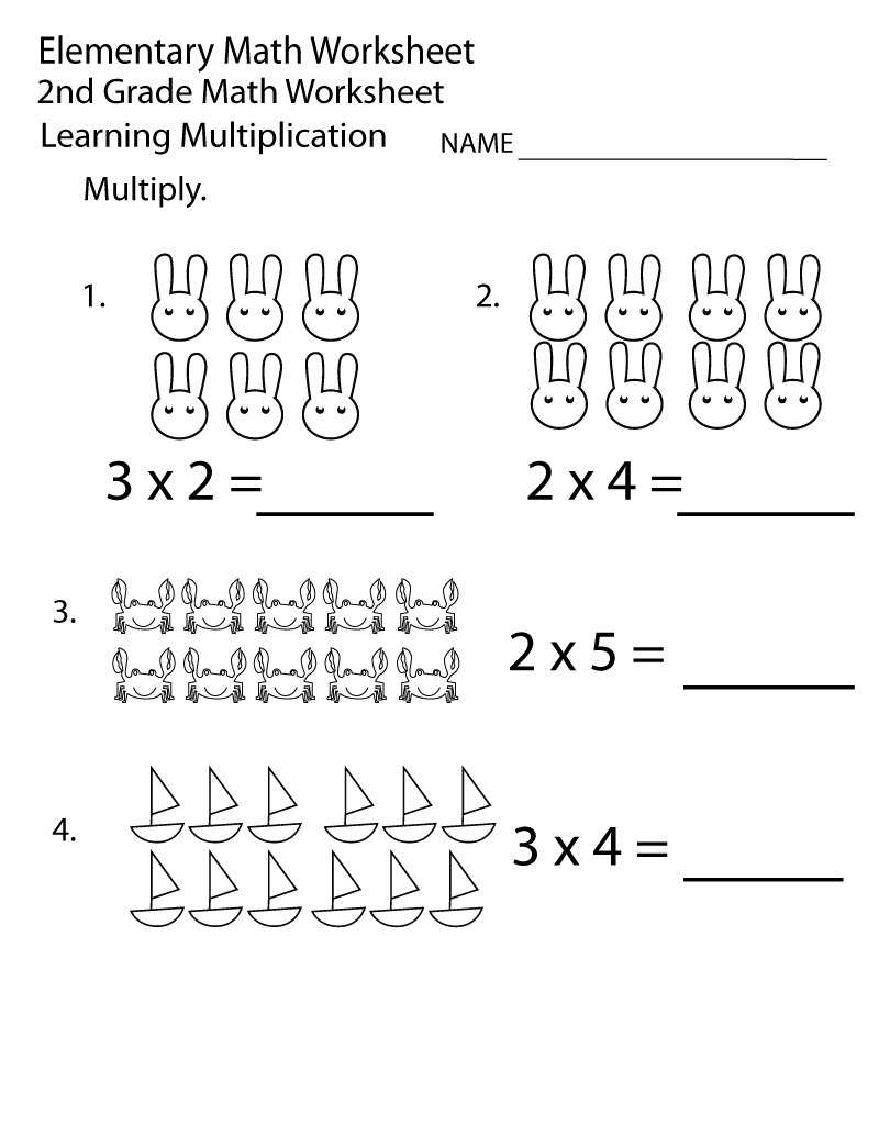 Second Grade Learning Multiplication Math Worksheets | K5 throughout Multiplication Worksheets K5 Learning