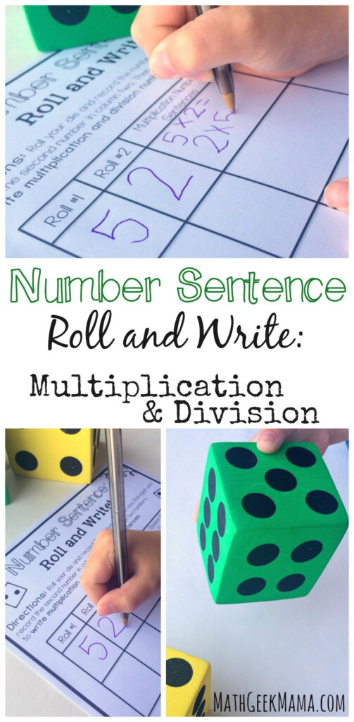 Simple And Low Prep Multiplication And Division Game {Free} Pertaining To Printable Multiplication Dice Games
