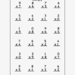 Single Digit Multiplication 4 Worksheets - 4Th Grade Easy intended for Multiplication Worksheets 4Th Grade