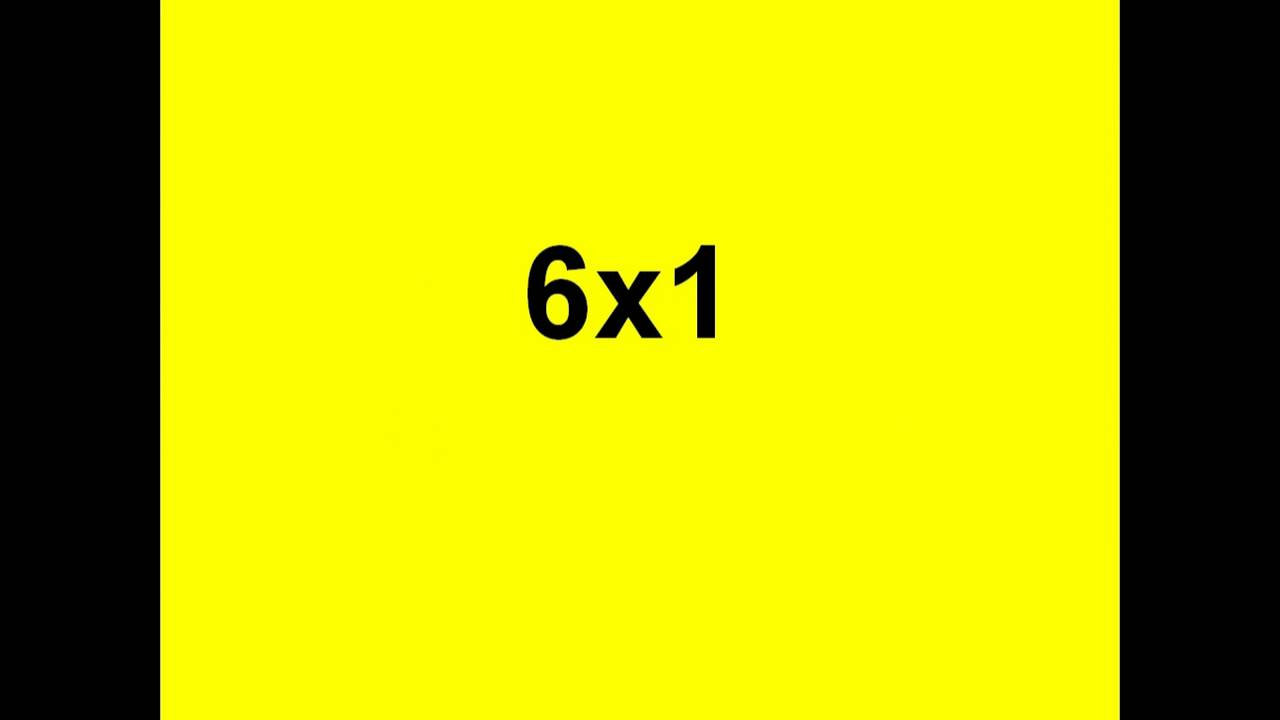 Sixes Multiplication Video Flashcards At Rudolph Academy - pertaining to Multiplication Worksheets Rudolph Academy