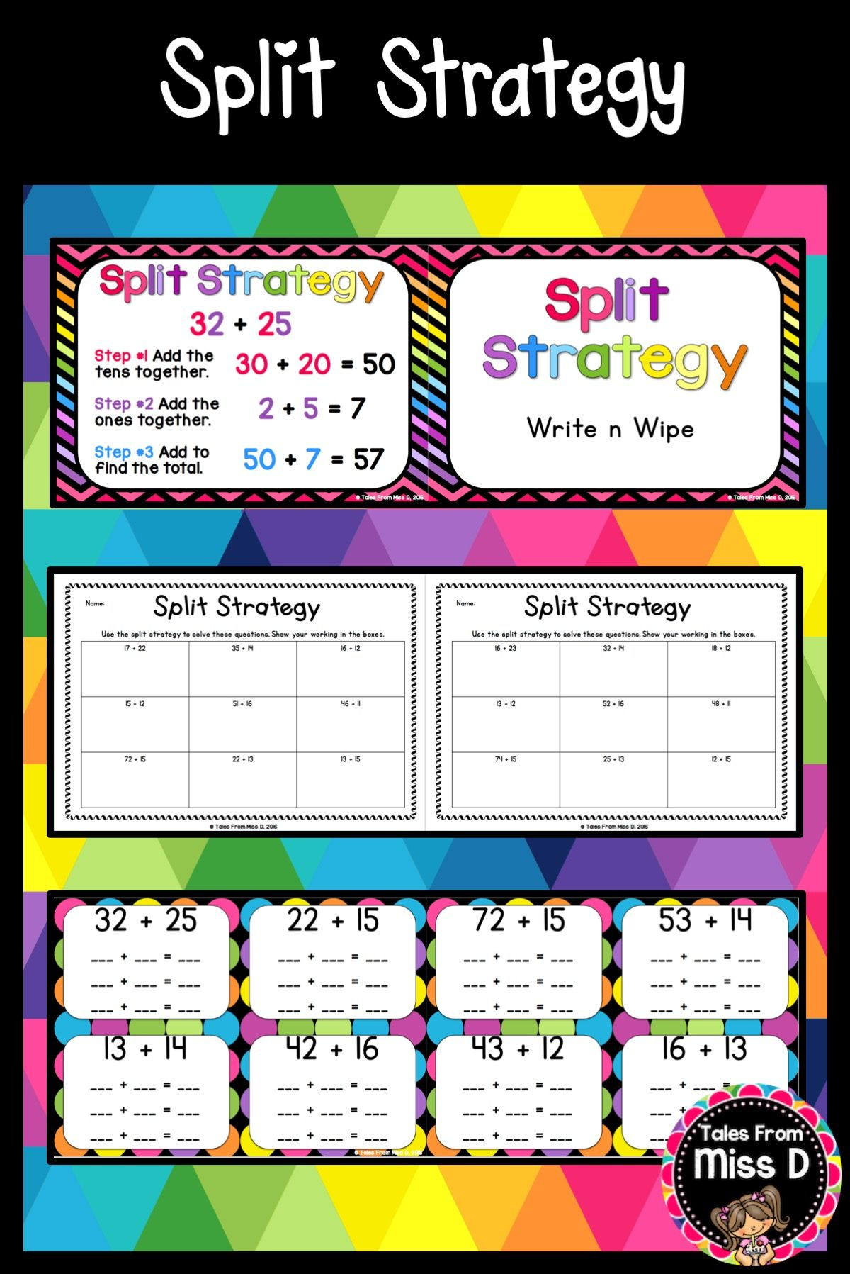 Split Strategy | Mental Math Strategies, Math Strategies inside Printable Multiplication Strategies