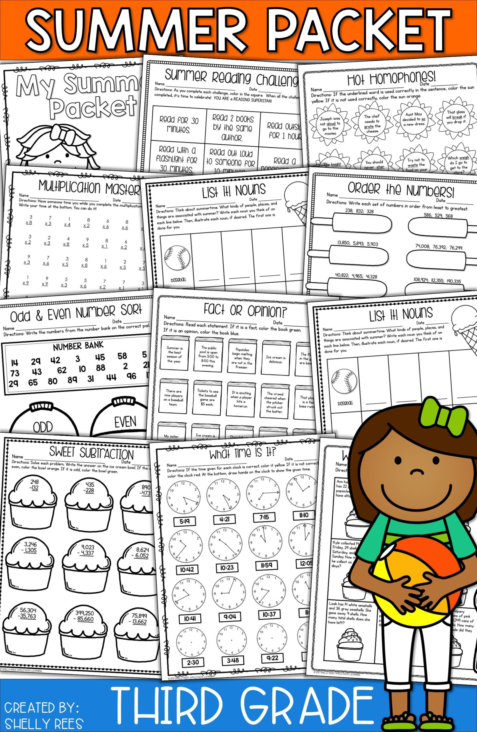 Summer Packet Third Grade | 3Rd Grade Math, Third Grade within Printable Multiplication Packet