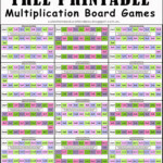 Suzie's Home Education Ideas | Multiplication, Math Board for Printable Multiplication Board Games For 3Rd Grade
