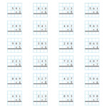 The 3-Digit1-Digit Multiplication With Grid Support (A pertaining to Multiplication Worksheets 3 Digit By 1 Digit