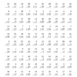 The Adding, Subtracting And Multiplying With Facts From 1 To with regard to Multiplication Worksheets Kumon