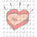 The Multiplication Facts To 144 (B) Math Worksheet From The Pertaining To Multiplication Worksheets Valentines