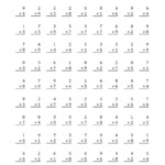 The Multiplication Facts To 81 (A) Math Worksheet From The in Printable Multiplication Practice Pages