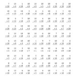 The Multiplying (1 To 10)10 (A) Math Worksheet From The with regard to Printable Multiplication Math Worksheets