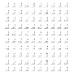 The Multiplying 1 To 126 And 7 (C) Math Worksheet From in Multiplication Worksheets Number 6