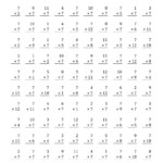 The Multiplying 1 To 127 (D) Math Worksheet From The pertaining to Multiplication Worksheets X7