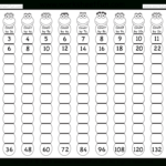 Times Table – 2-12 Worksheets – 1, 2, 3, 4, 5, 6, 7, 8, 9 inside Multiplication Worksheets Numbers 1-12