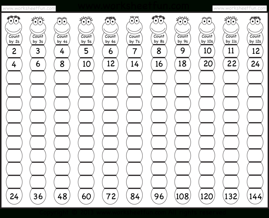 Times Table – 2-12 Worksheets – 1, 2, 3, 4, 5, 6, 7, 8, 9 pertaining to Printable Multiplication Table 1-20 Pdf