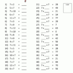 Times Tables Tests - 6 7 8 9 11 12 Times Tables regarding Printable Multiplication Quiz