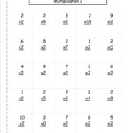 Times Tables Worksheet 1 10 | Printable Worksheets And with regard to Printable Multiplication Table Of 2