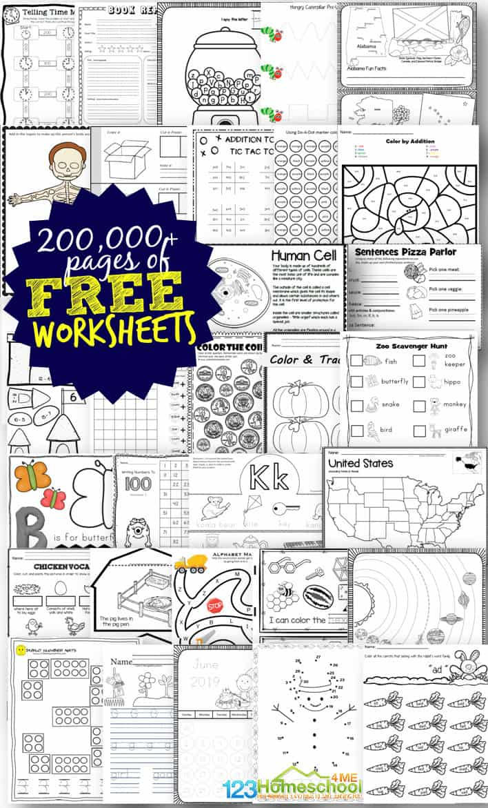 Tons Of Free Worksheets For Kids with Multiplication Worksheets Homeschool